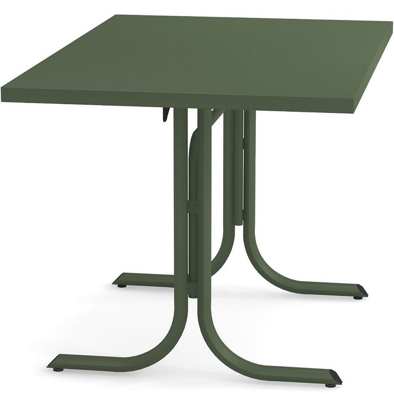 EMU TABLE SYSTEM TAVOLO 120 X 80 BORDO SQUADRATO ART. 1139