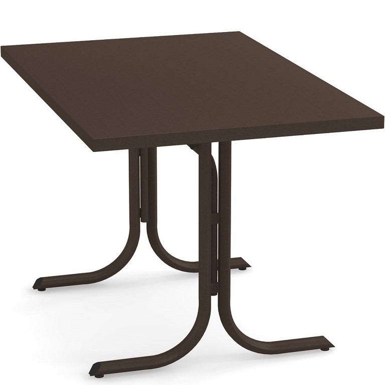 EMU TABLE SYSTEM TAVOLO 120 X 80 BORDO SQUADRATO ART. 1139