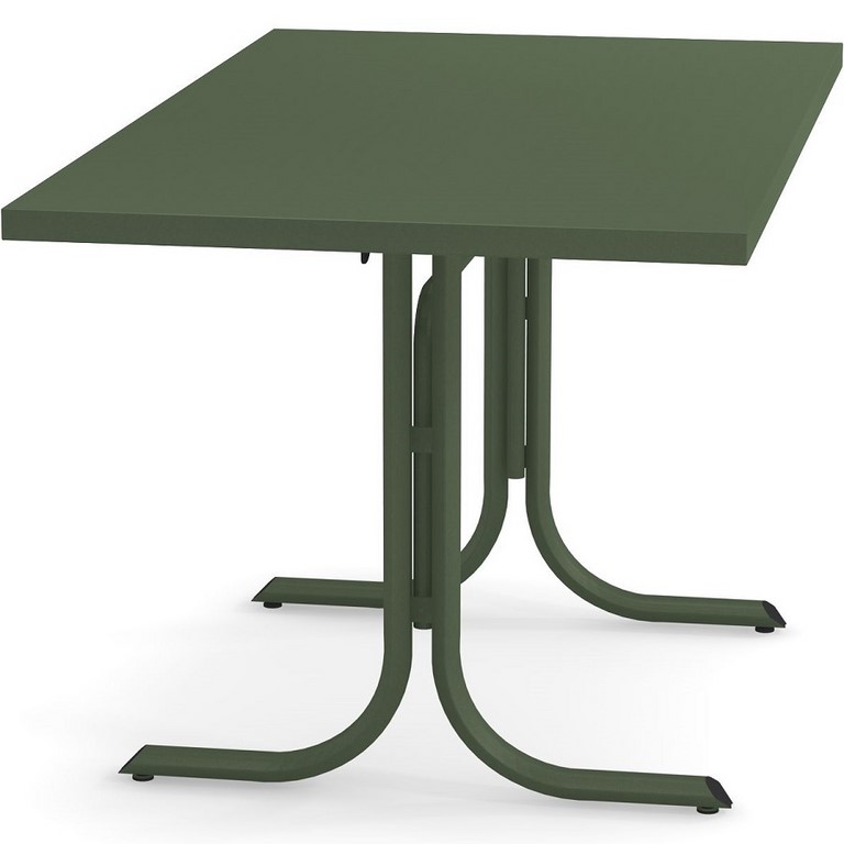 EMU TABLE SYSTEM TAVOLO 140 X 80 BORDO SQUADRATO ART. 1141