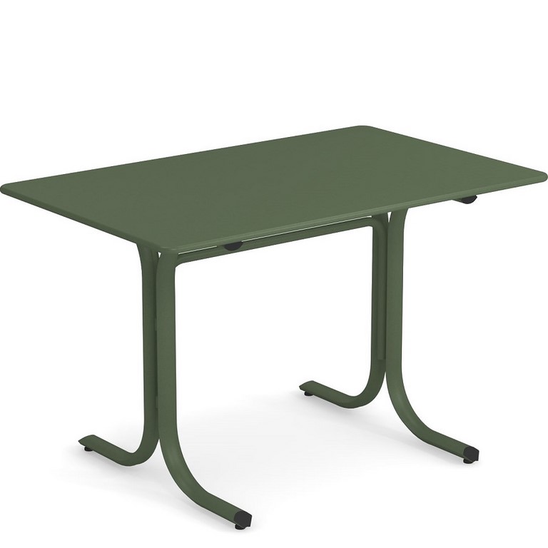 EMU TABLE SYSTEM TAVOLO 76 x 120 BORDO TONDO ART. 1157