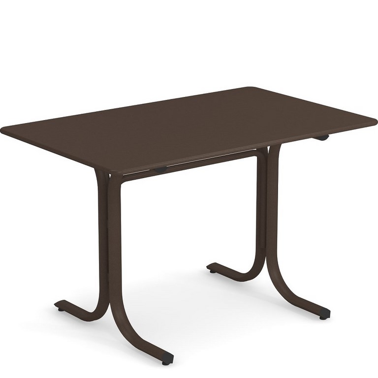 EMU TABLE SYSTEM TAVOLO 76 x 120 BORDO TONDO ART. 1157