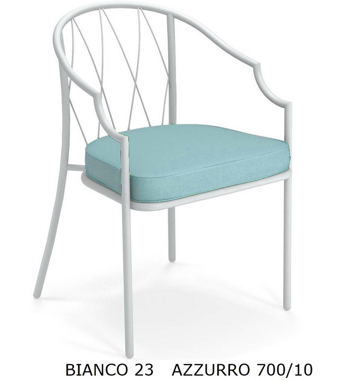 EMU POLTRONA DA PRANZO COMO ART. 1201 SCHIENALE BASSO