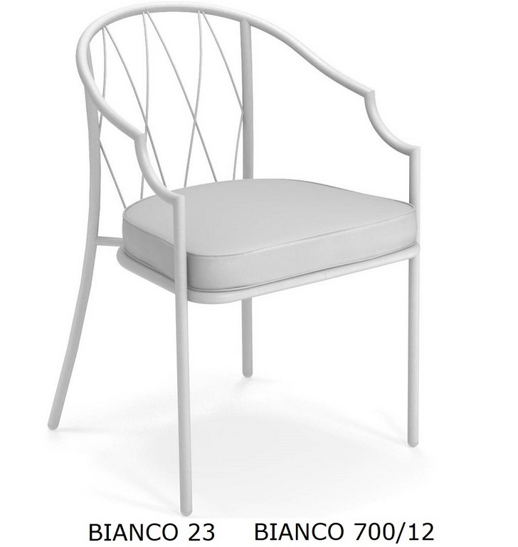 EMU POLTRONA DA PRANZO COMO ART. 1201 SCHIENALE BASSO