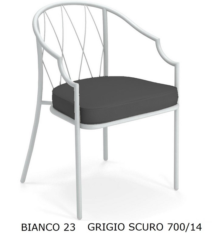 EMU POLTRONA DA PRANZO COMO ART. 1201 SCHIENALE BASSO