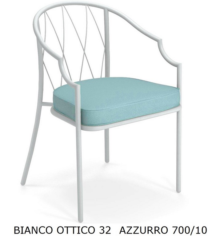 EMU POLTRONA DA PRANZO COMO ART. 1201 SCHIENALE BASSO