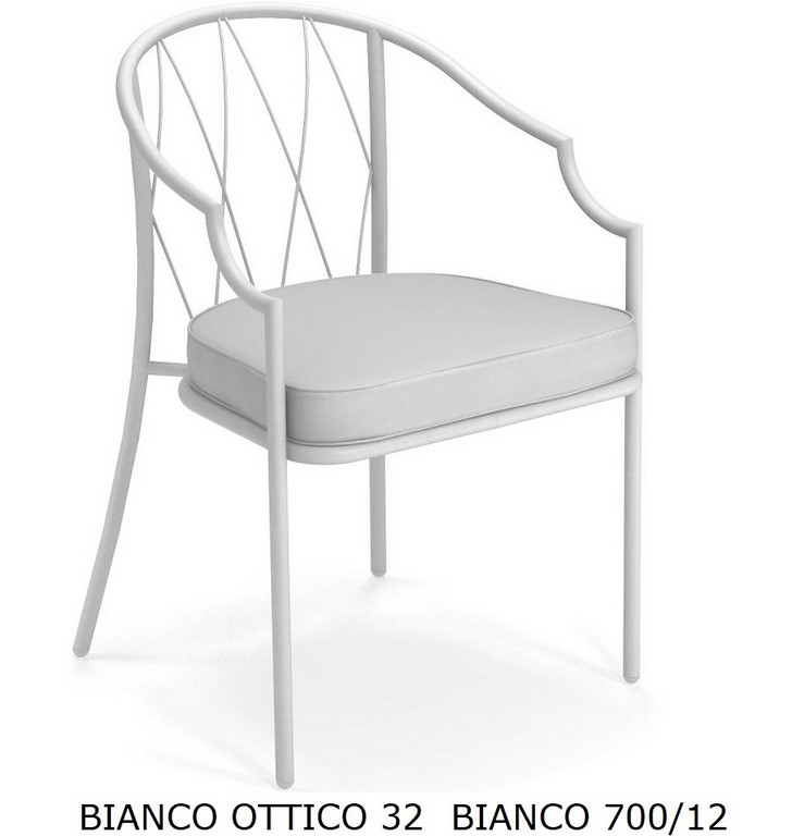 EMU POLTRONA DA PRANZO COMO ART. 1201 SCHIENALE BASSO