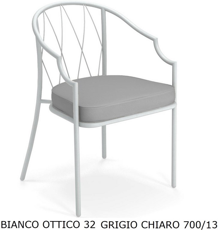 EMU POLTRONA DA PRANZO COMO ART. 1201 SCHIENALE BASSO