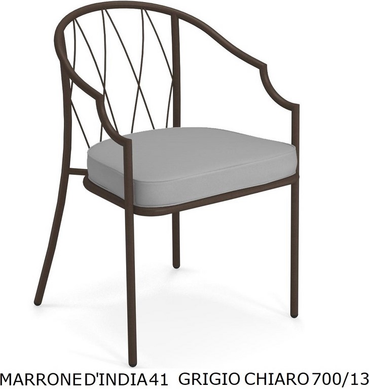 EMU POLTRONA DA PRANZO COMO ART. 1201 SCHIENALE BASSO