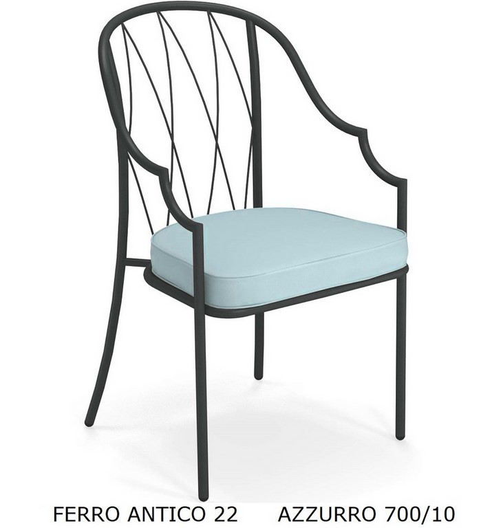 EMU POLTRONA DA PRANZO COMO ART. 1202 SCHIENALE ALTO