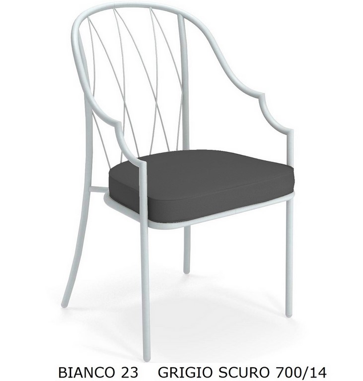 EMU POLTRONA DA PRANZO COMO ART. 1202 SCHIENALE ALTO