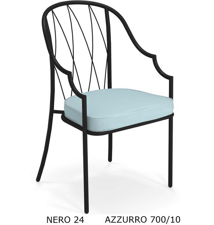 EMU POLTRONA DA PRANZO COMO ART. 1202 SCHIENALE ALTO