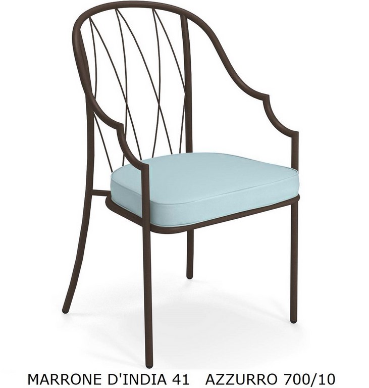 EMU POLTRONA DA PRANZO COMO ART. 1202 SCHIENALE ALTO