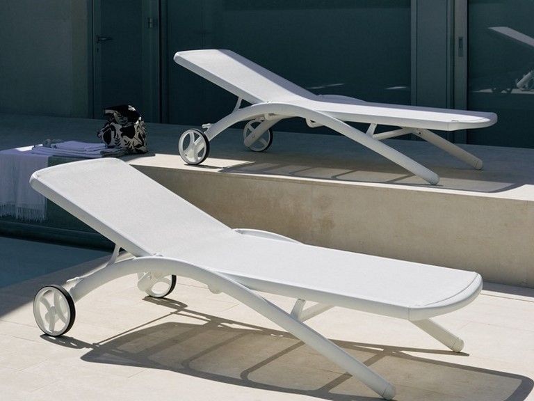 Collezione Lettini mare e piscina Elite e Ushuaia Fast in alluminio pressofuso