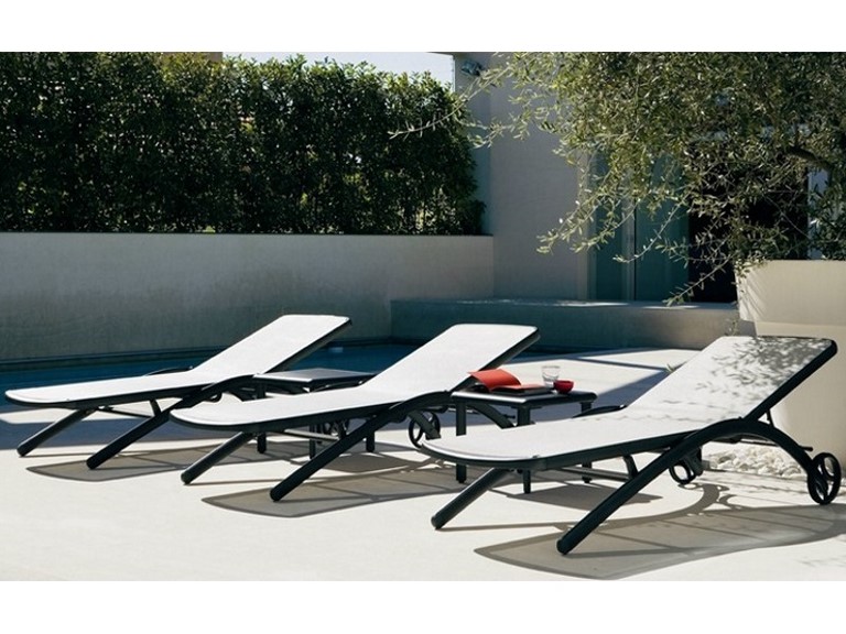 Collezione Lettini mare e piscina Elite e Ushuaia Fast in alluminio pressofuso