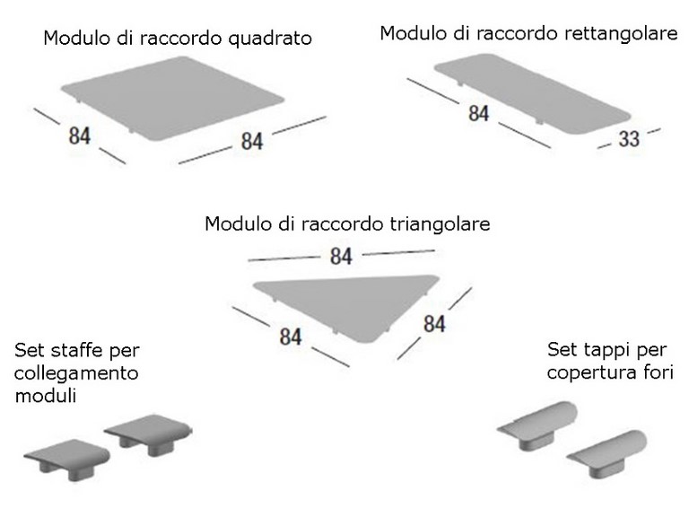 Salotto Joint Fast in alluminio pressofuso