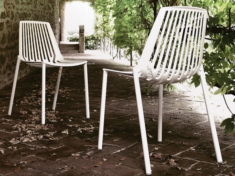 Collezione Rion Fast in alluminio pressofuso sedie, poltrone, sgabelli