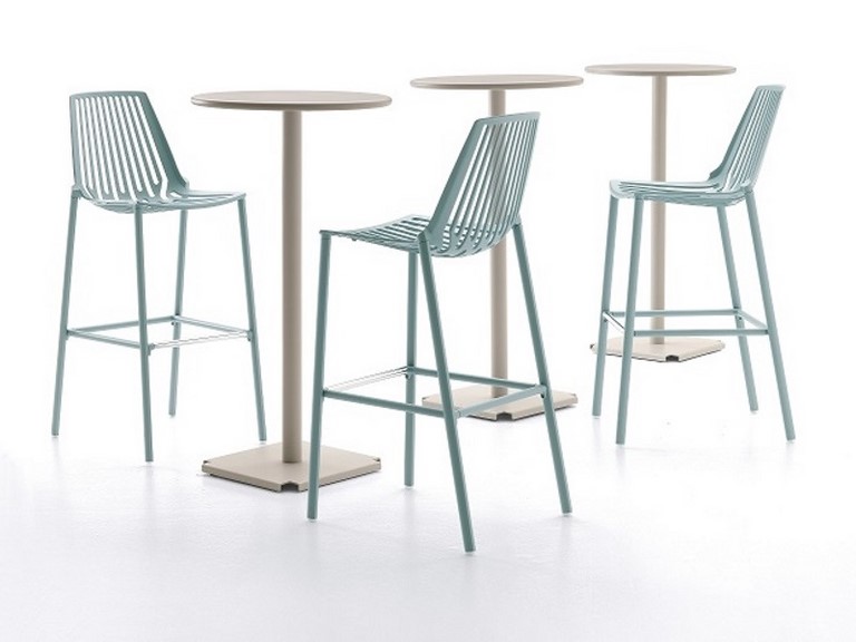 Collezione Rion Fast in alluminio pressofuso sedie, poltrone, sgabelli