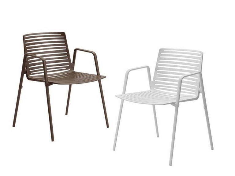 Collezione Zebra Fast in alluminio pressofuso sedie poltrone lounge e tavoli